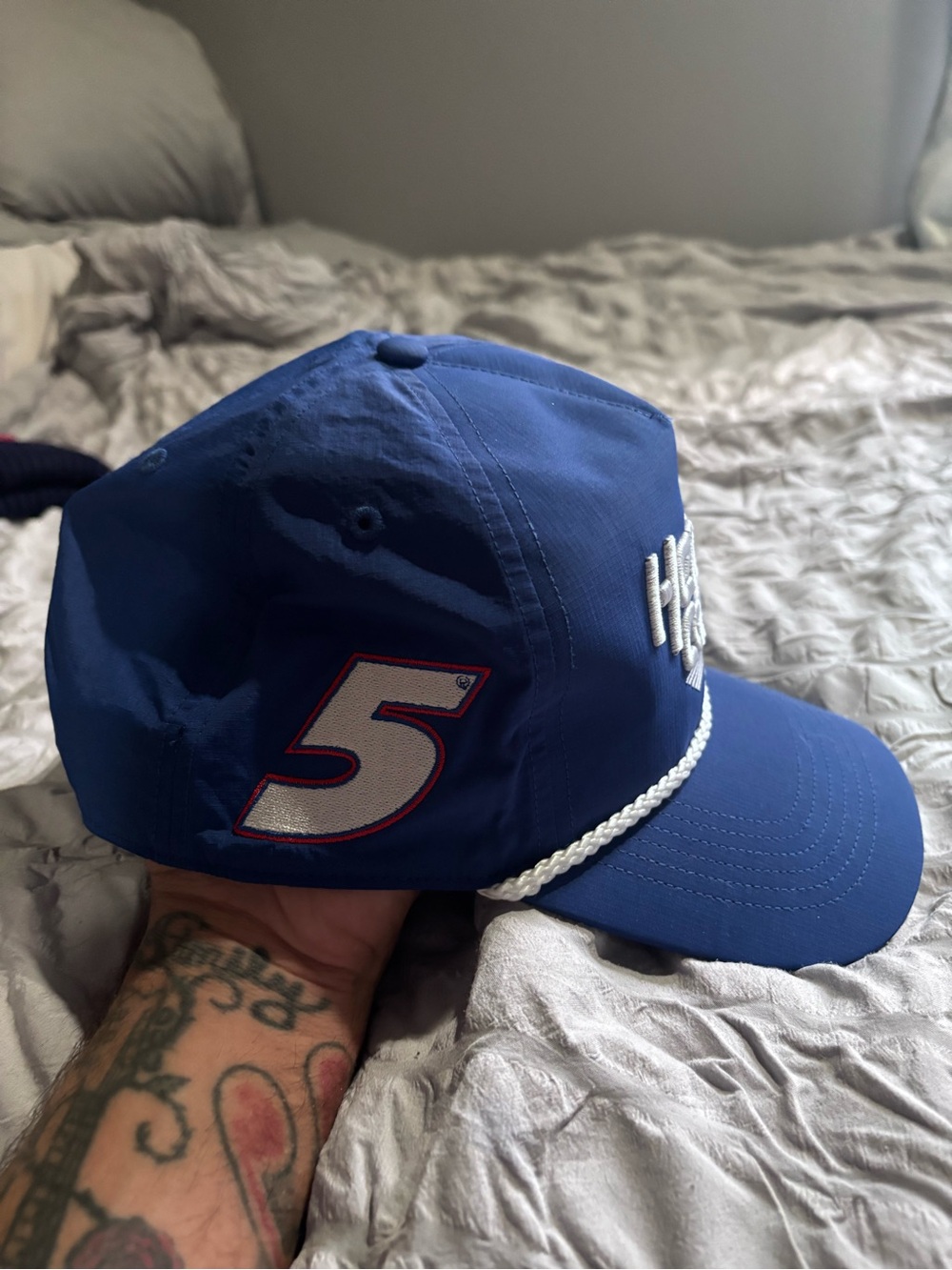 Hendrick Cars Blue Rope-Front Baseball Cap - Picture 2 of 4